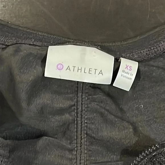 🍀2/$22 Athleta Bundle Ultimate Stash 7/8 Legging & Long Sleeve 1/4 Zip Womens XS - Picture 10 of 13